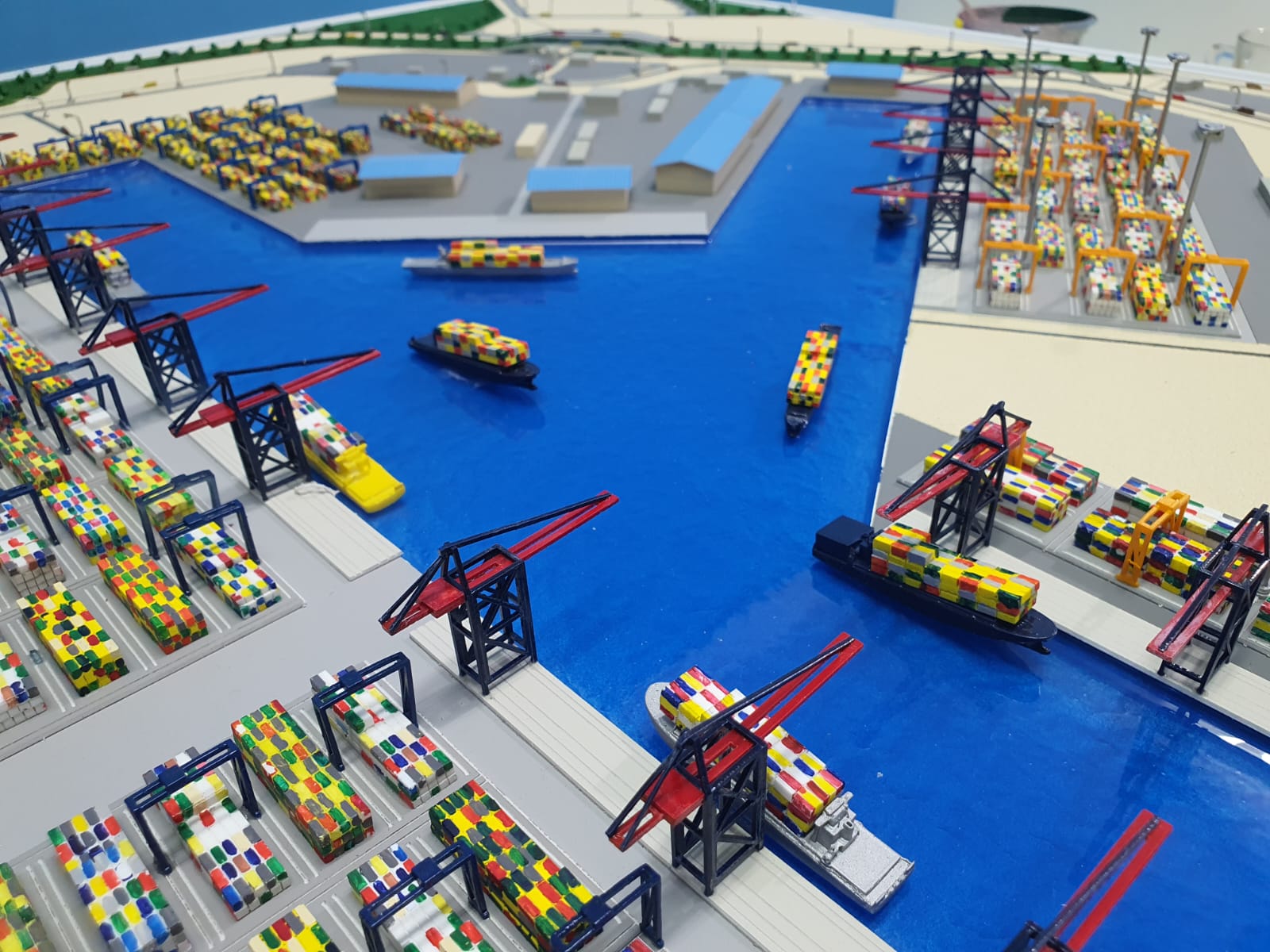 Models of Safaga and Ain Sokhna ports